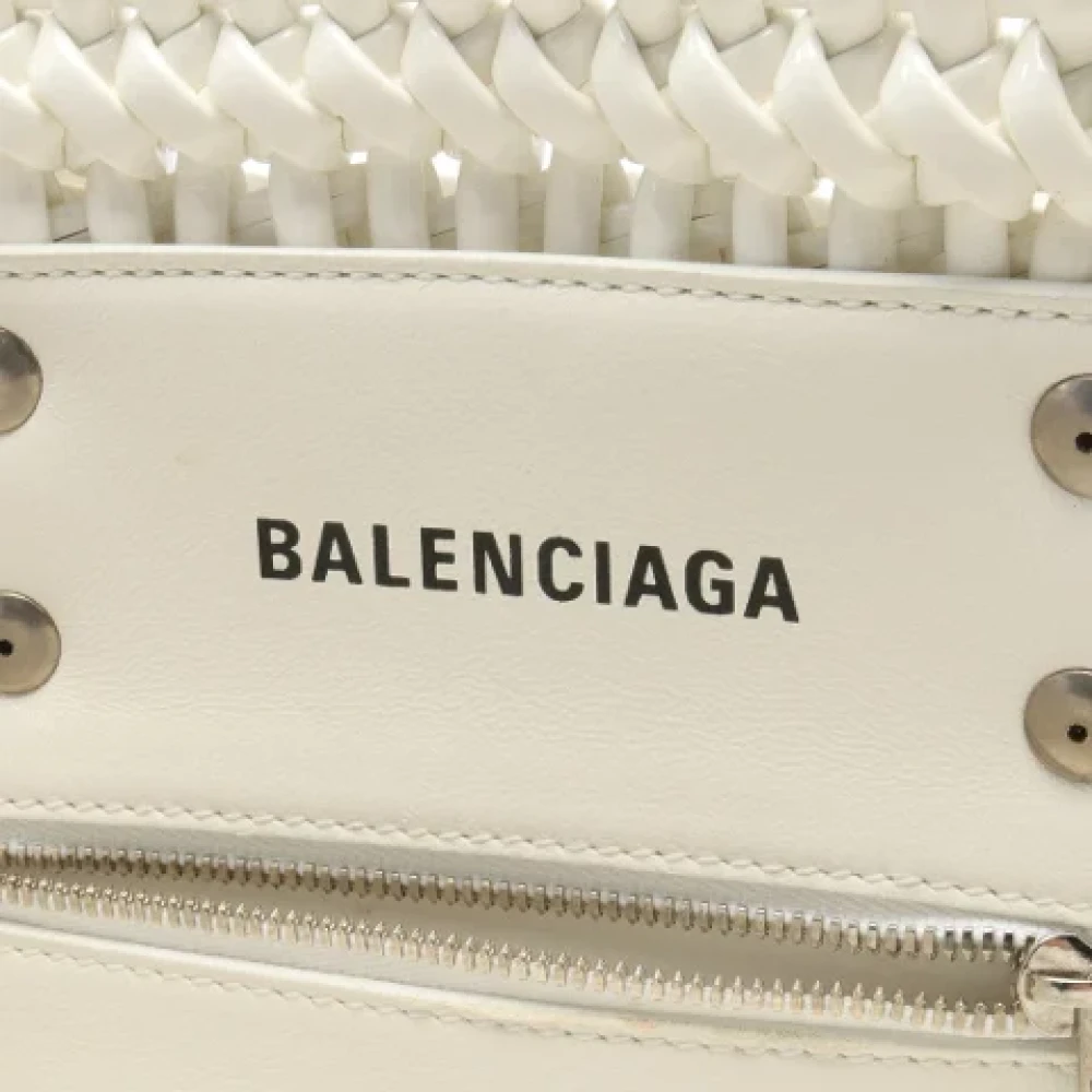 Balenciaga Vintage Pre-owned Plastic balenciaga-bags White Dames