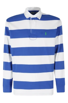 Randig Rugby Pikétröja med Lång Ärm