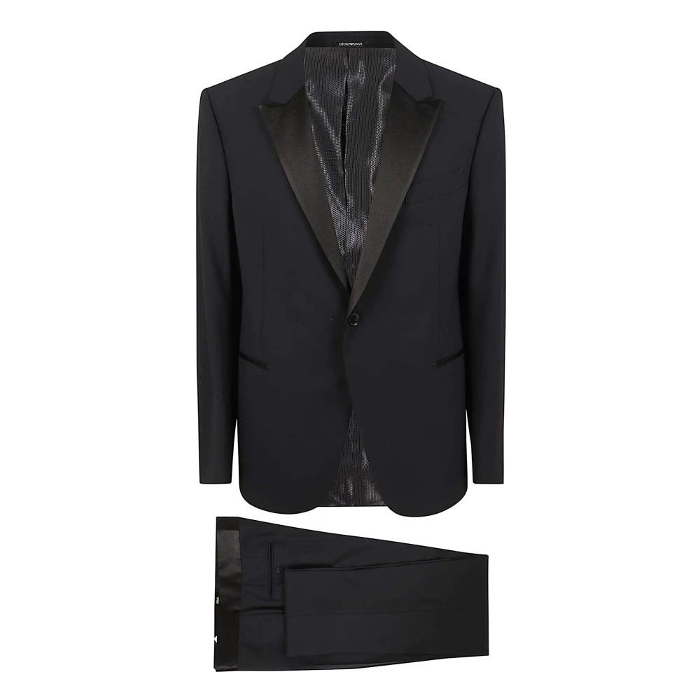 Emporio Armani Herren Blau Anzüge, Mgröße: