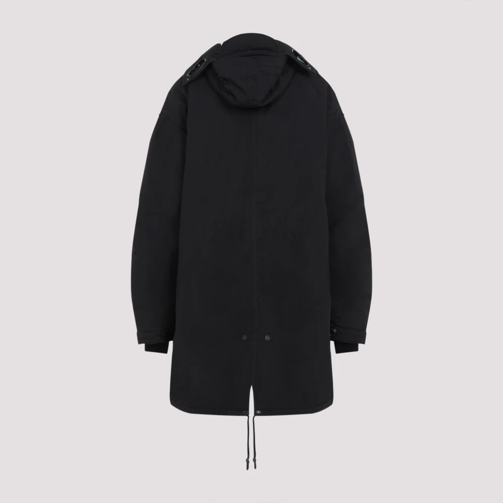 Junya Watanabe Zwarte Winterjas voor Mannen Black Heren