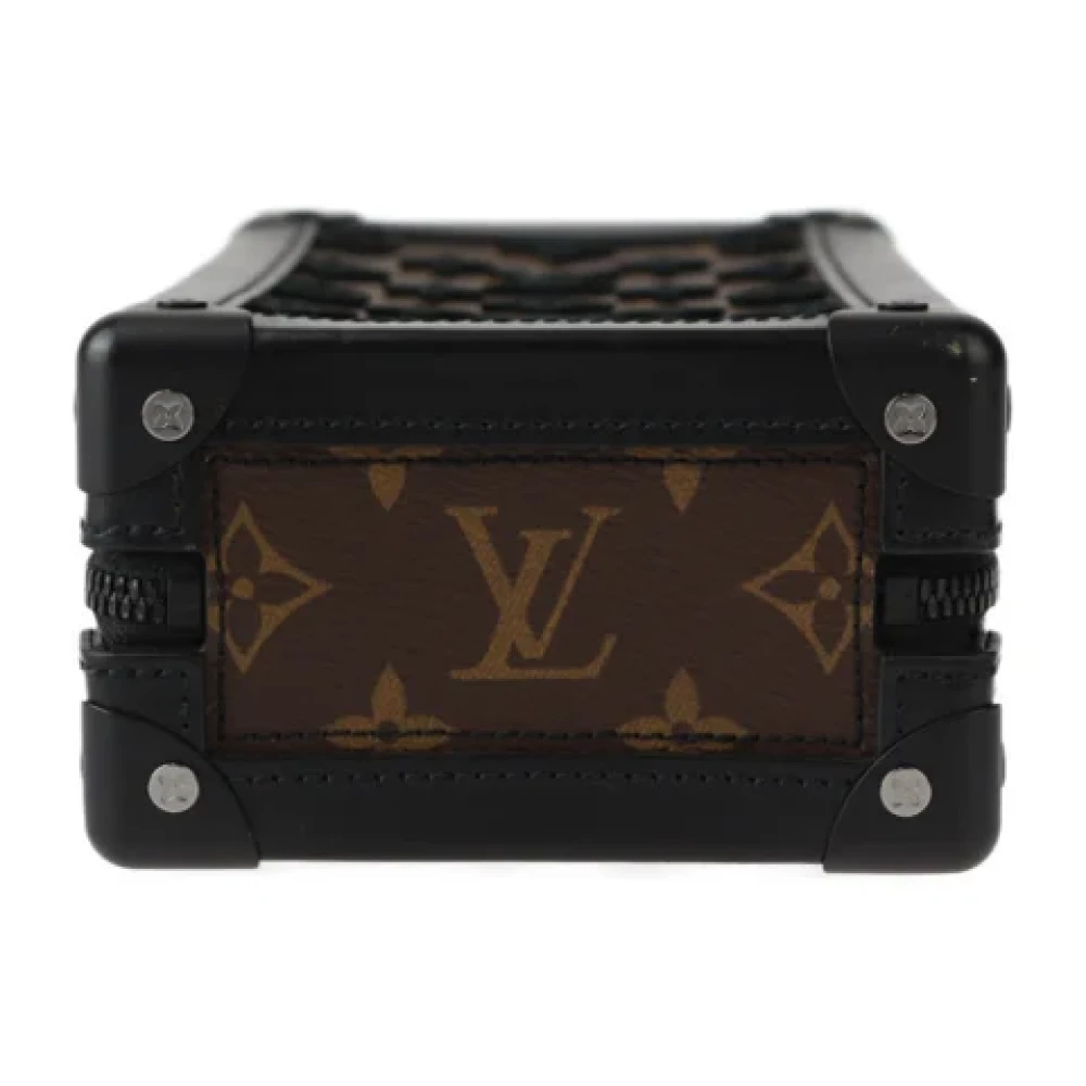 Louis Vuitton Vintage Pre-owned Canvas shoulder-bags Black Dames