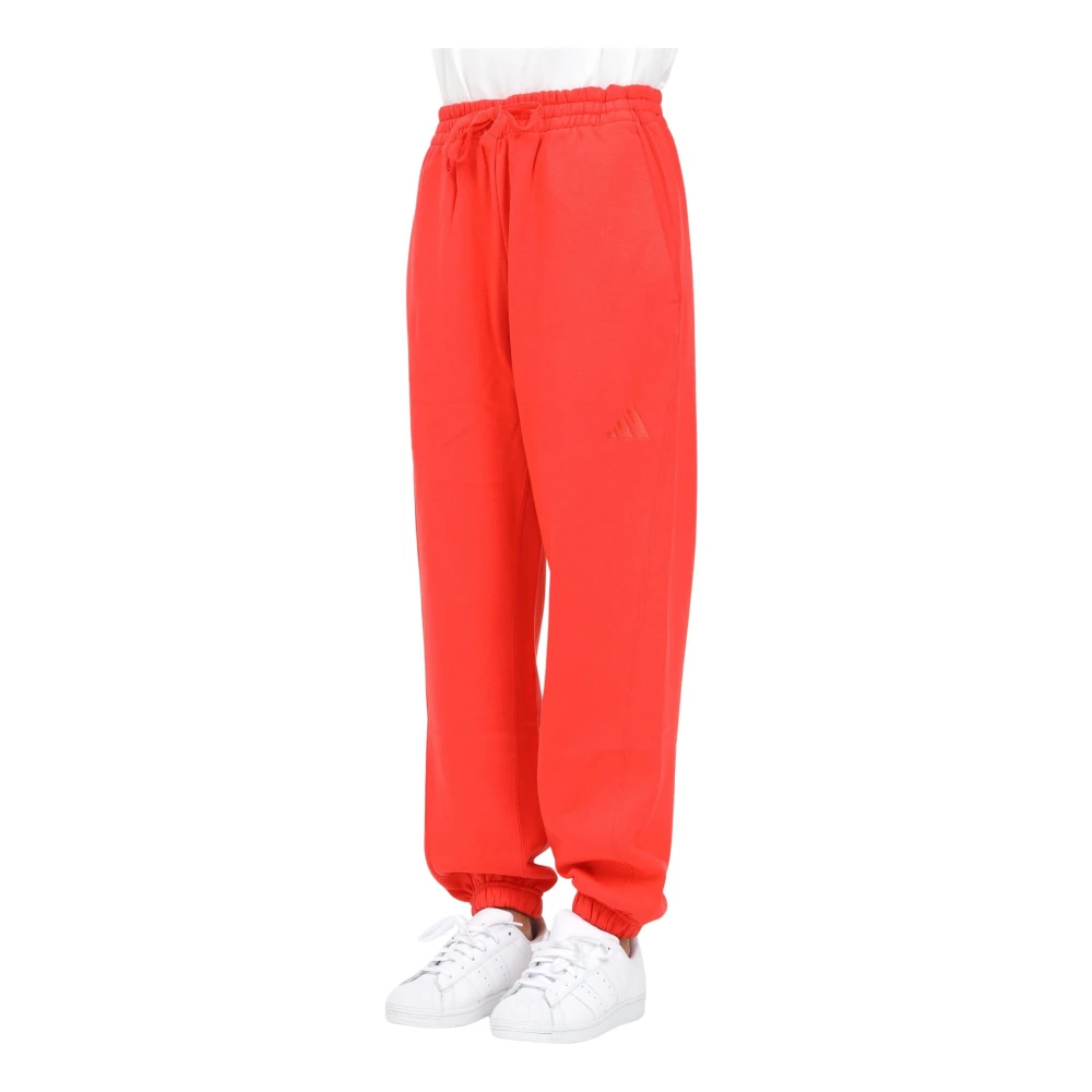 Adidas Fluo Sportieve Broek Alle Seizoenen Red Dames
