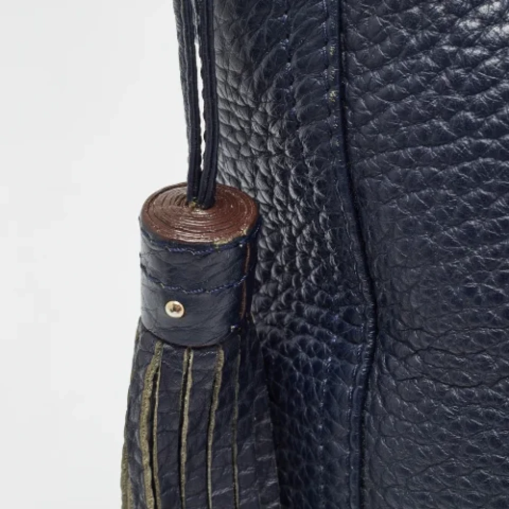 Carolina Herrera Pre-owned Leather handbags Blue Dames