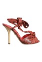 exotic-coral-leather-high-heel-sandals