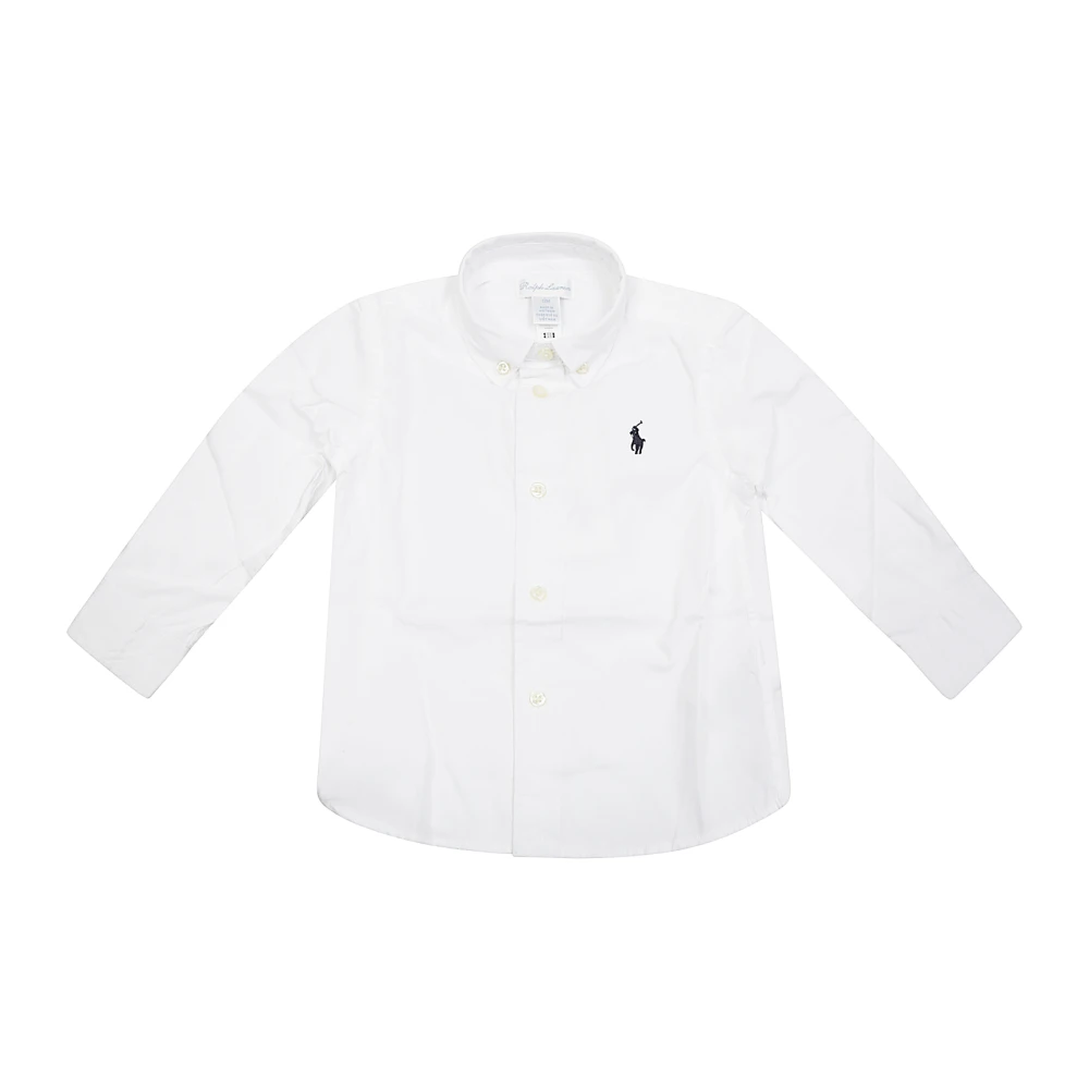 Ralph Lauren Barn Grundläggande Skjorta White, Pojke