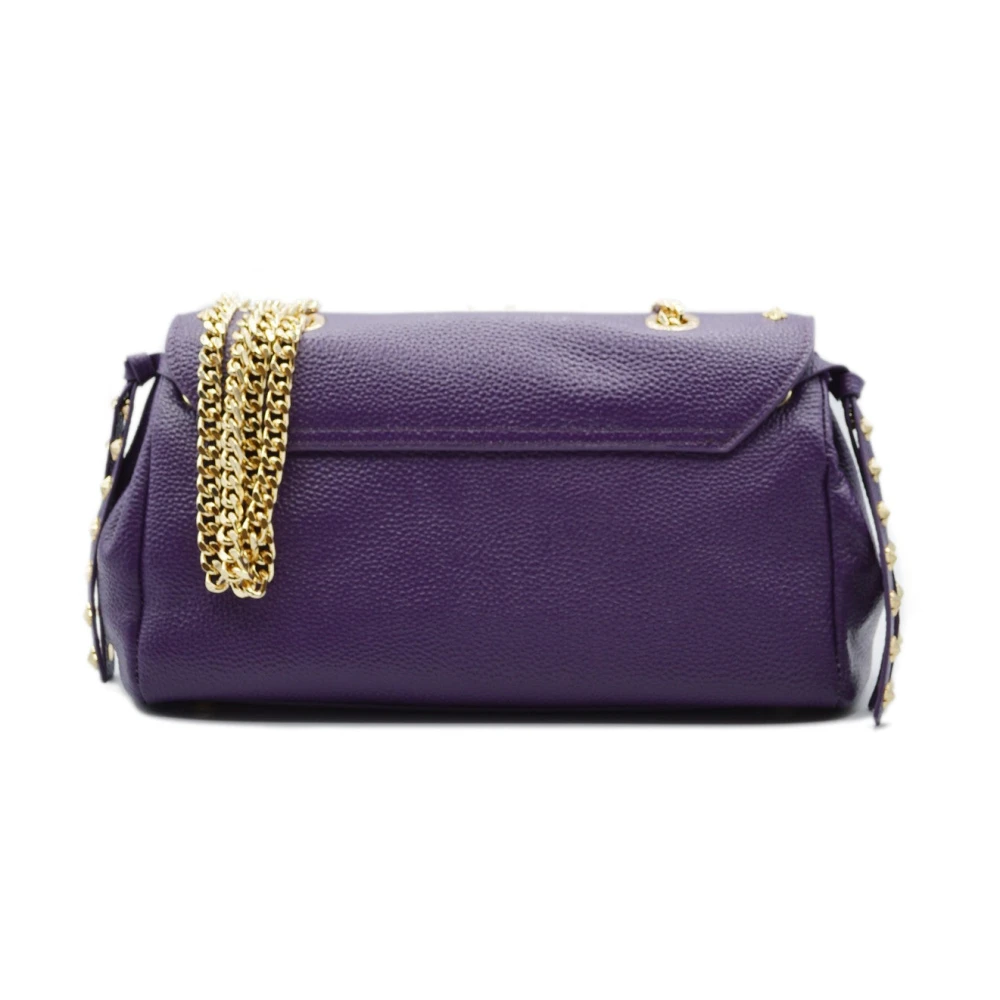 La Carrie Grote Schoudertas met Iconisch Logo Purple Dames