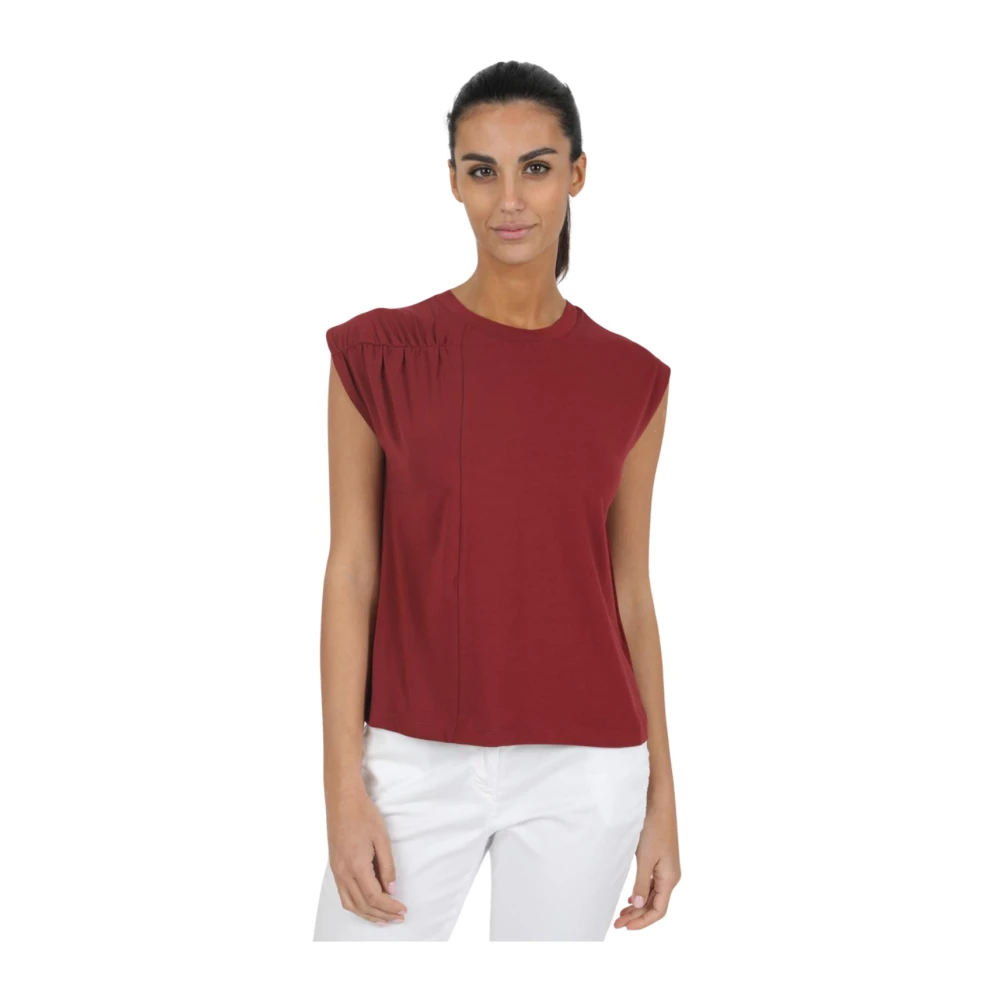 Alpha Studio Stijlvol T-Shirt Red Dames