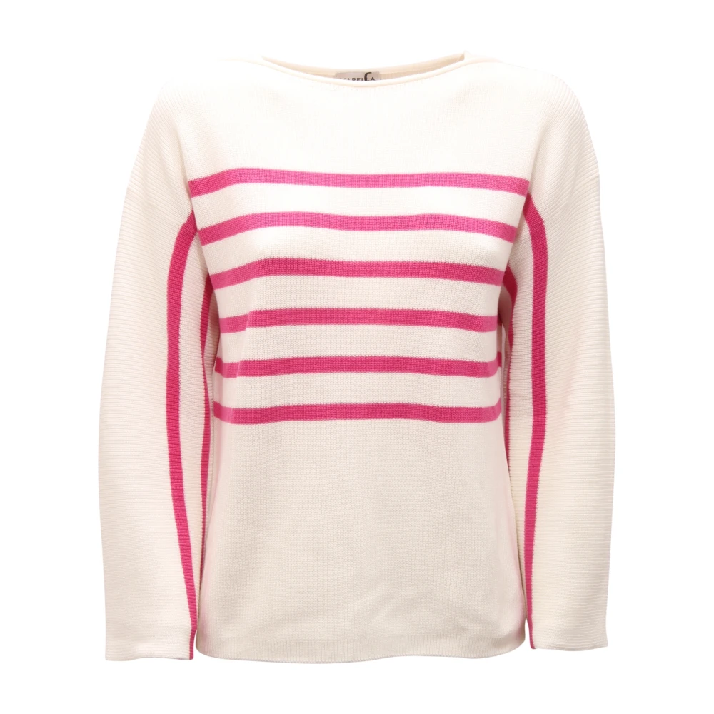Marella Donna Bianco Maglie, L, New,