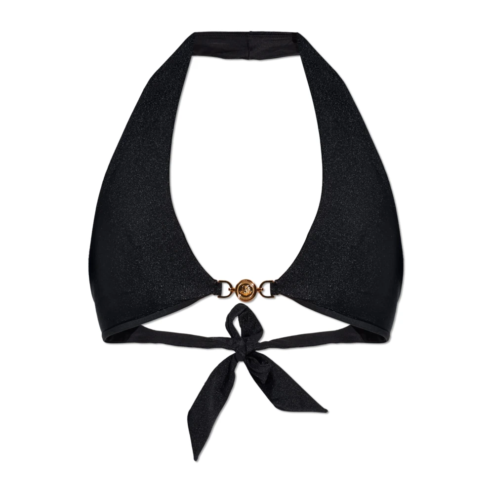 Versace Women's Black Bikini Top - Bikinis - S - Swimwear