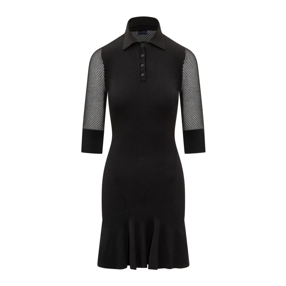 Off White Polo Mini Jurk Black Dames
