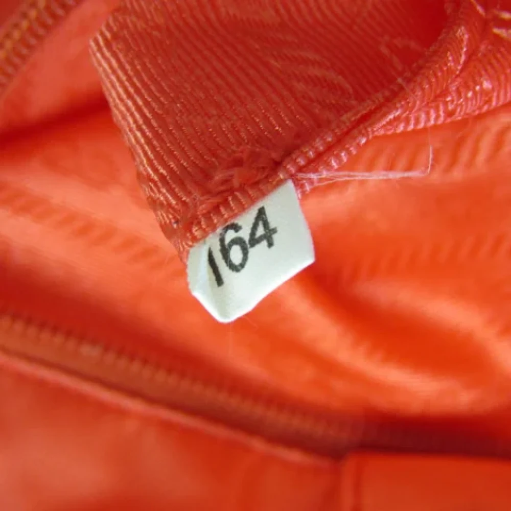 Prada Vintage Pre-owned Fabric totes Orange Dames