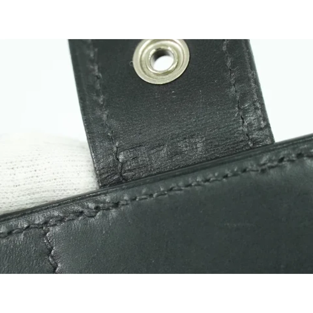 Hermès Vintage Pre-owned Leather briefcases Black Heren
