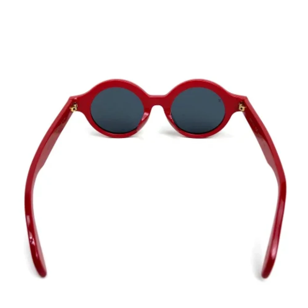 Louis Vuitton Vintage Pre-owned Plastic sunglasses Red Dames