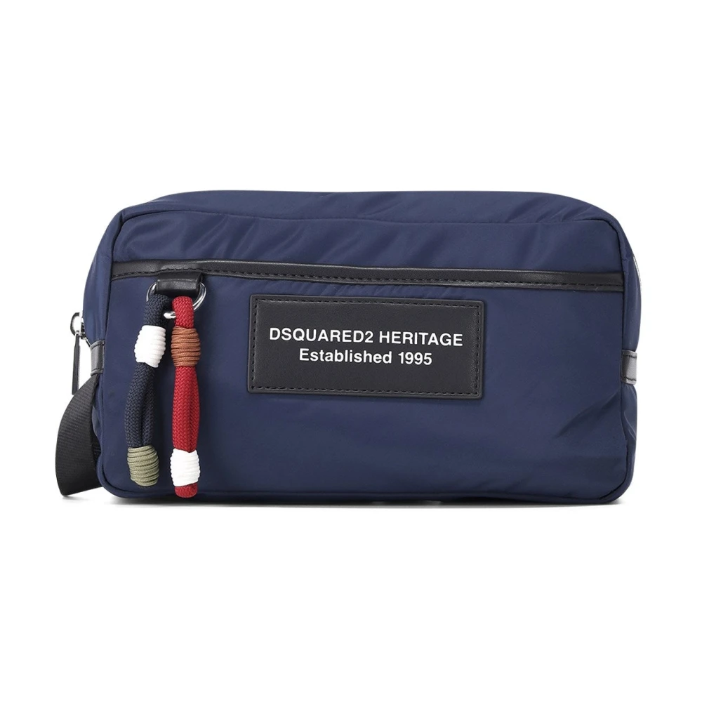 Dsquared2 Blue Toilet Bag - Male - Toilet Bags - One Size - Bags
