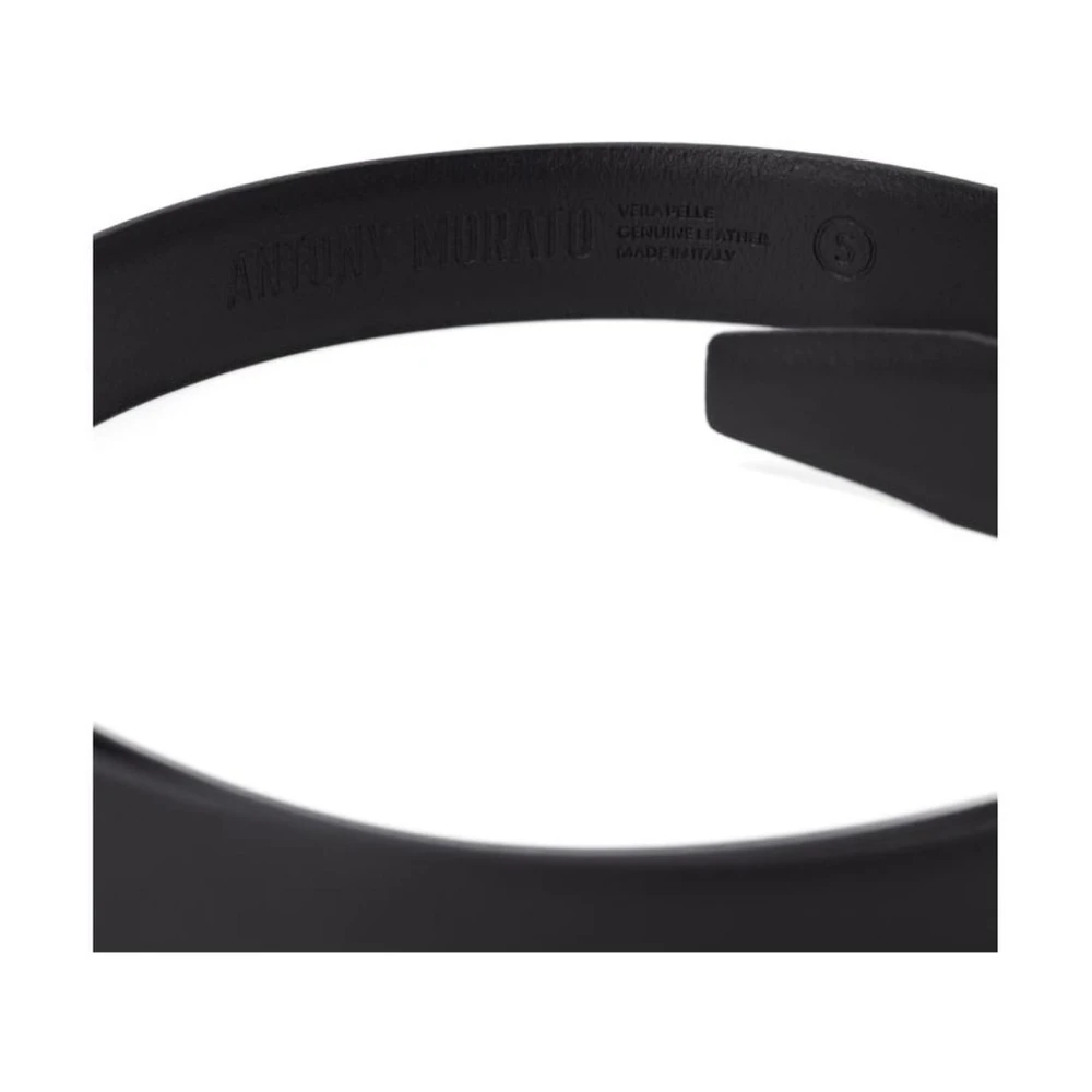 Antony Morato Stijlvolle leren riemcollectie Black Heren