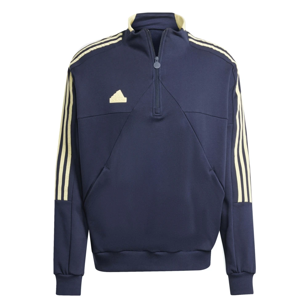 Adidas Tiro Fleece Hoodie Blue Heren