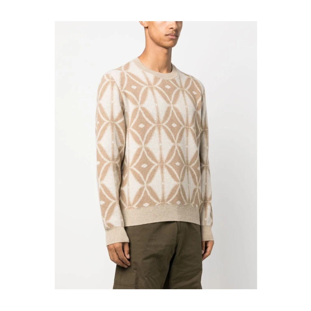 ETRO C-Neck Pullover Sweater Multicolor Heren