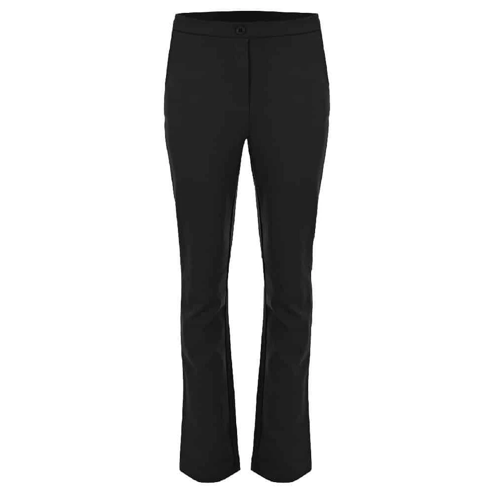 DNM Pure Elastische Basic Zwarte Broek Black Dames