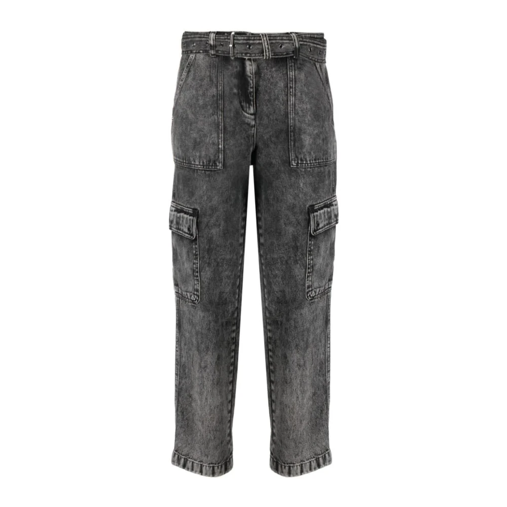 Michael Kors Zwarte Cargobroek Black Dames