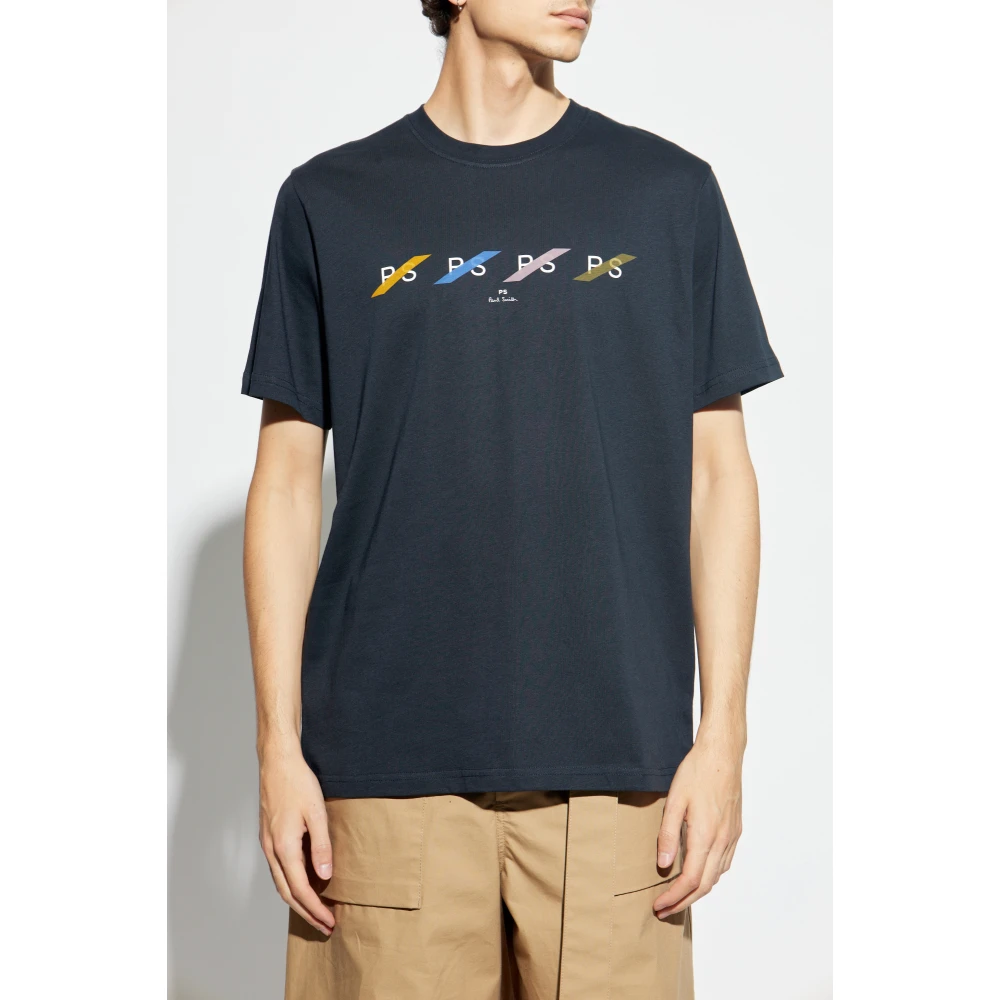 PS By Paul Smith T-shirt met print Blue Heren