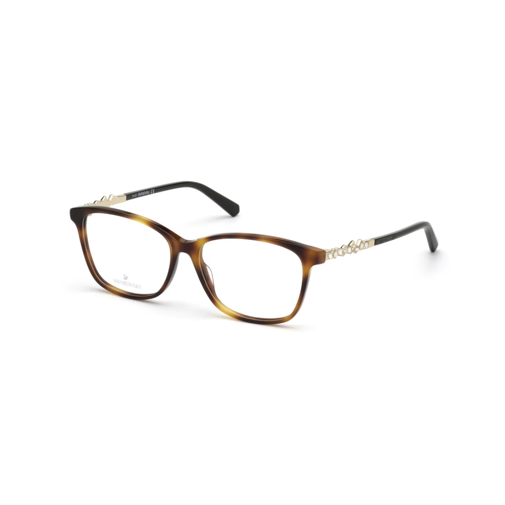 Swarovski Women's Brown Glasses, 54 Mm, Chic Eyeglasses In Burgundy