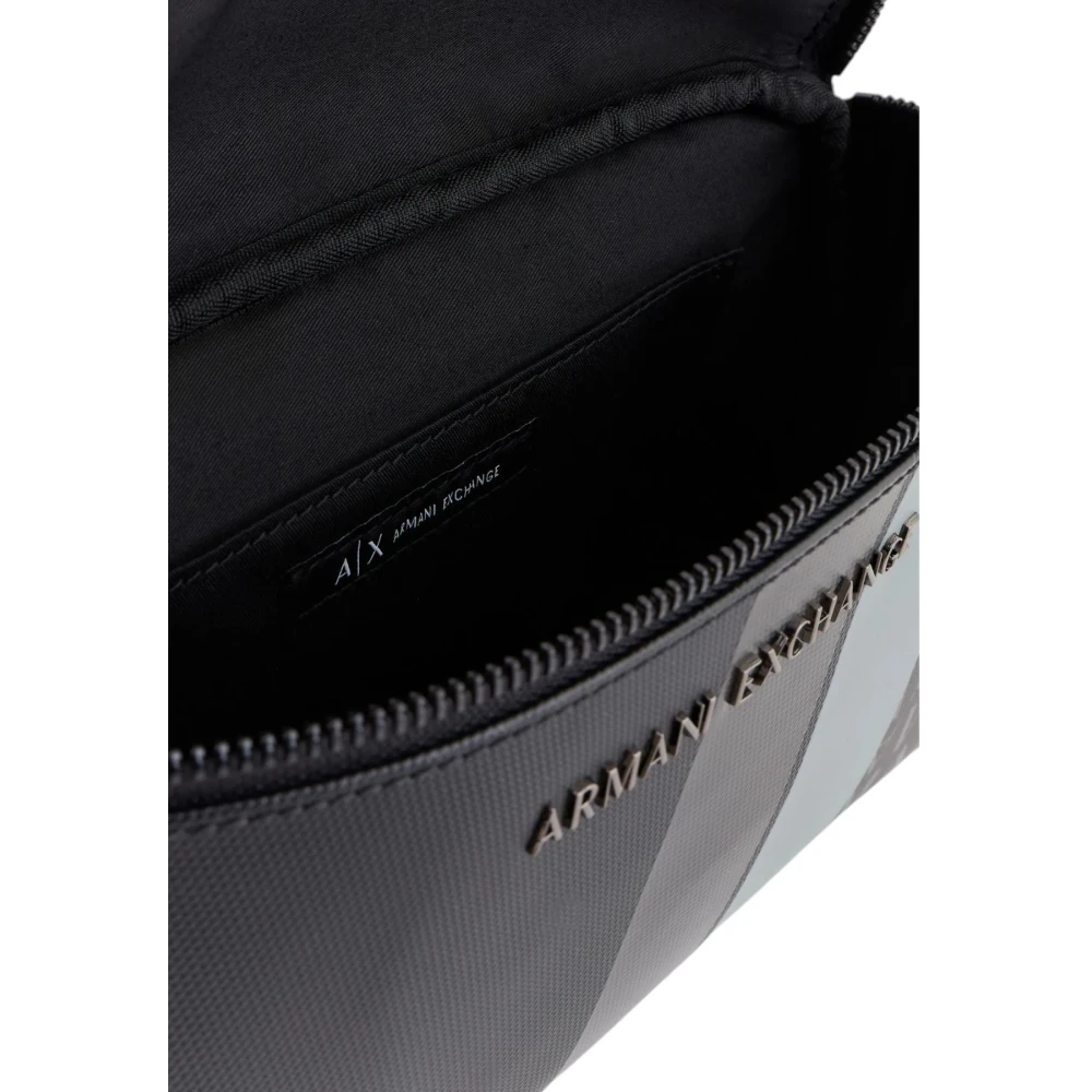 Armani Exchange Stijlvolle Marsupio Tas voor Dagelijks Gebruik Black Heren