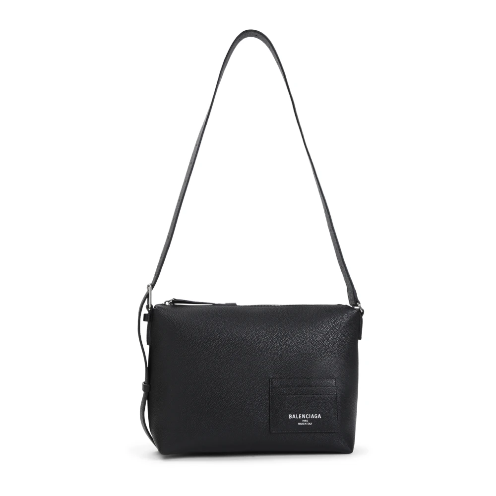 Balenciaga Zwarte Credit Messenger Tas Black Heren
