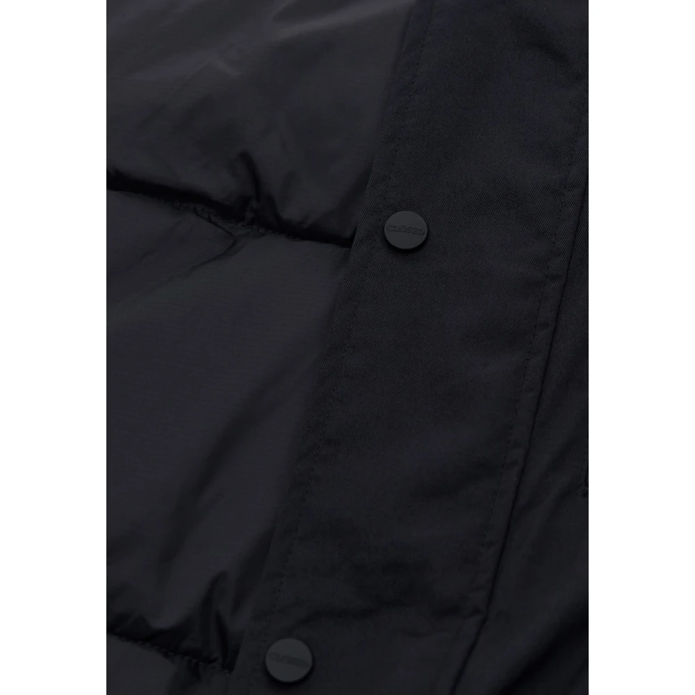 closed Gewatteerd waterdicht vest met rits Blue Heren
