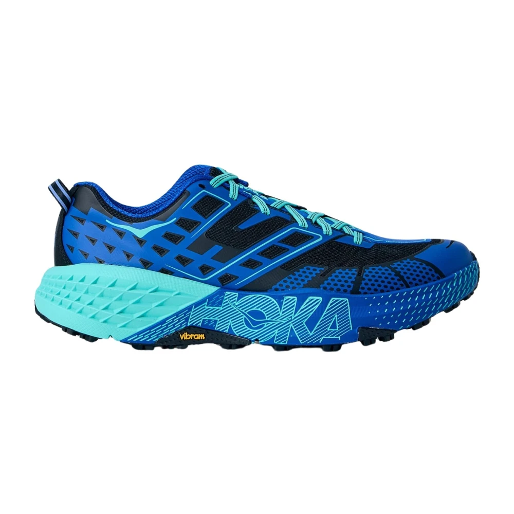 Hoka One One Blue Running Shoes, Male, 10 Uk, Speedgoat 2 Trainers