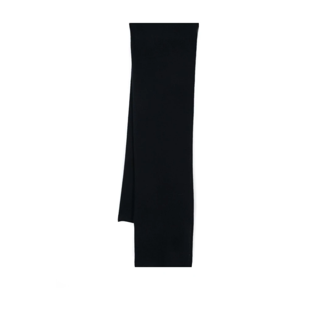 Allude Plat Gebreide Sjaal Black Dames