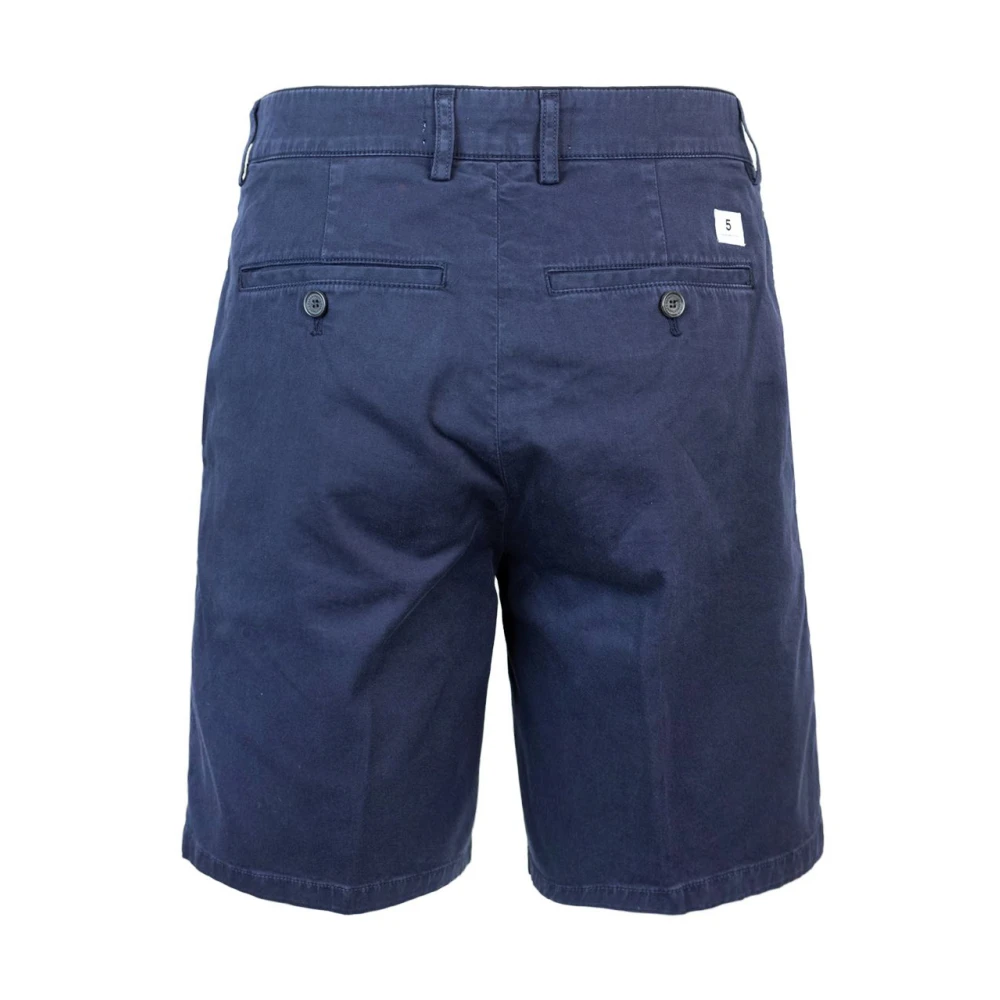 Department Five Blauwe Bermuda Shorts met ritssluiting Blue Heren