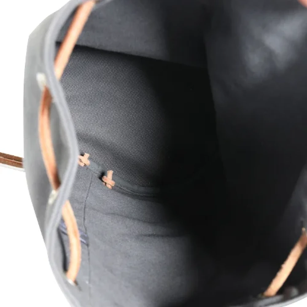 Hermès Vintage Pre-owned Leather backpacks Gray Dames