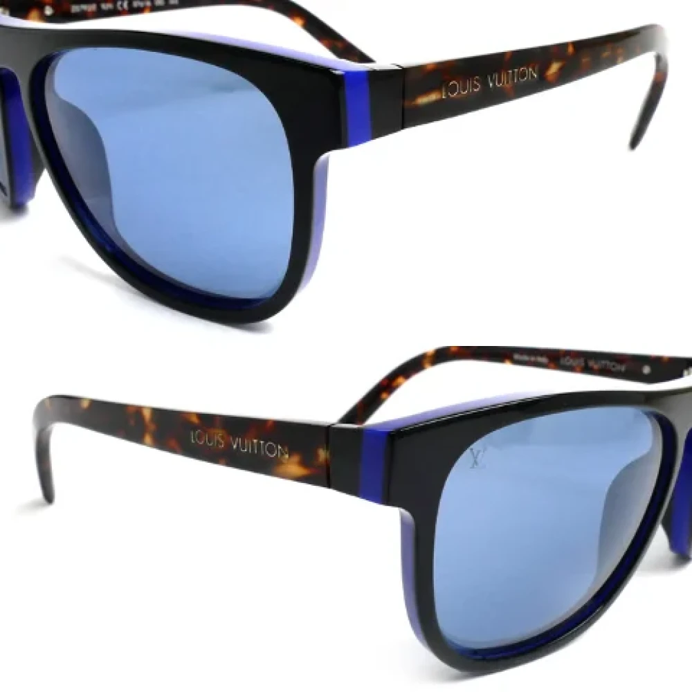 Louis Vuitton Vintage Pre-owned Glass sunglasses Black Dames