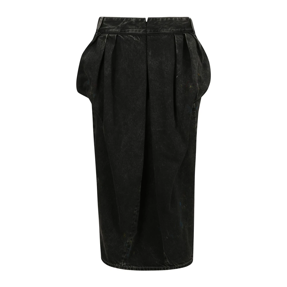 Maison Margiela Stijlvolle A-Lijn Rok Black Dames