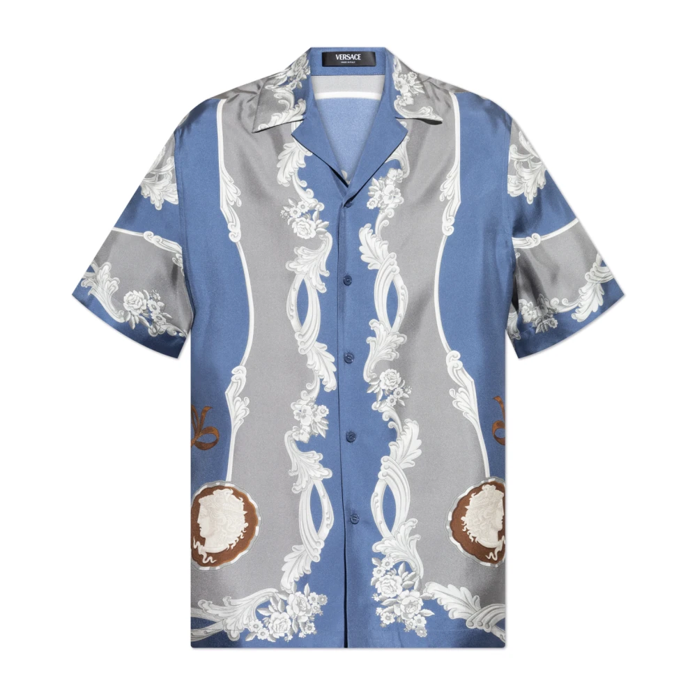 Shirts > Short Sleeve Shirts - - Versace - Modalova