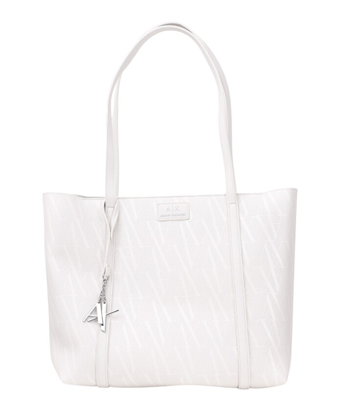 witte-shopper-tas-met-monogram-logo
