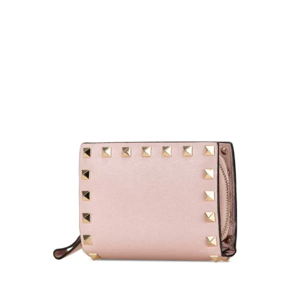 Valentino Vintage Pre-owned Leather wallets Pink Dames
