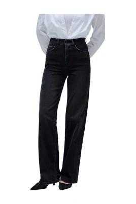 Faith Push In Wide Jeans