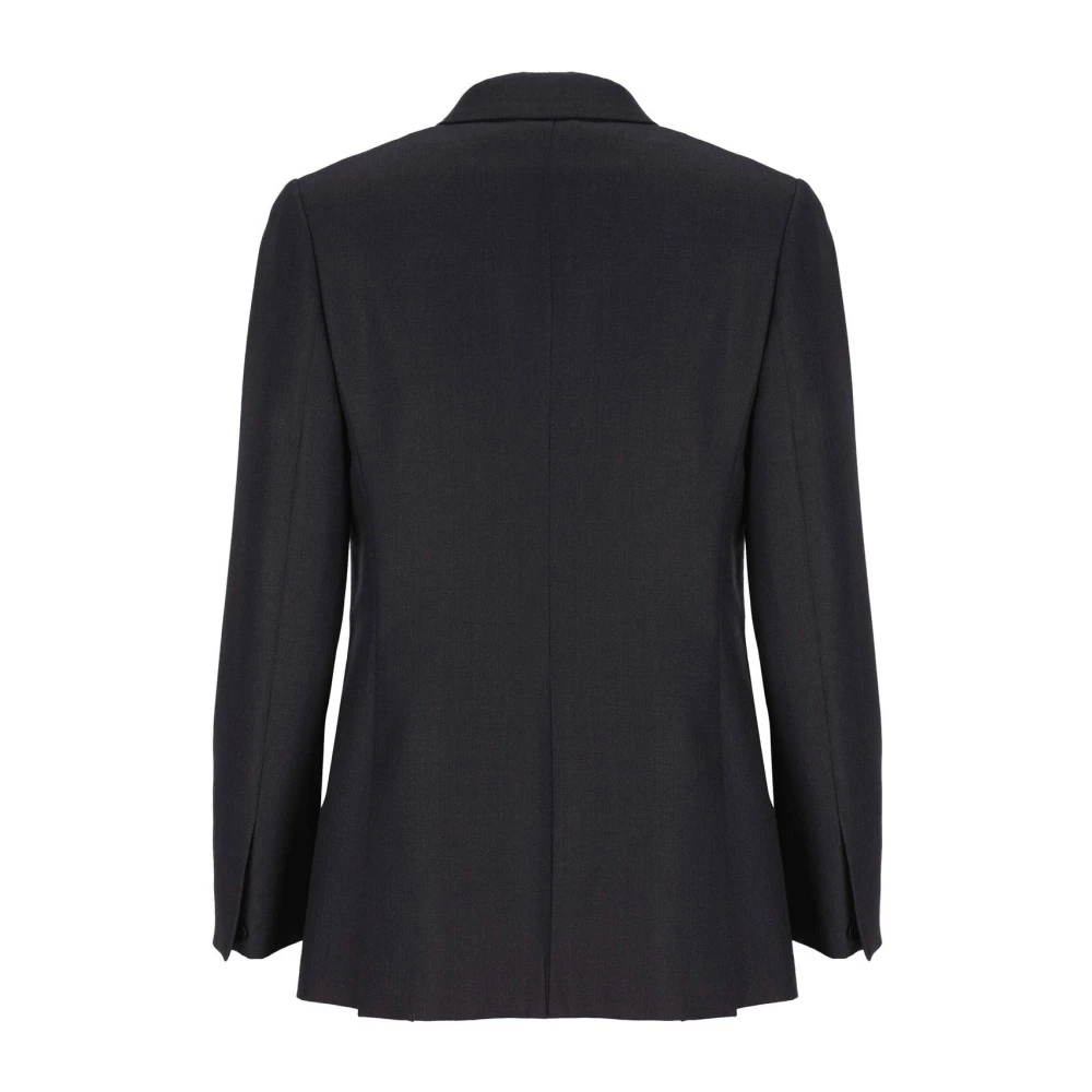 Chloé Wollen jas met dubbele rij knopen Gray Dames
