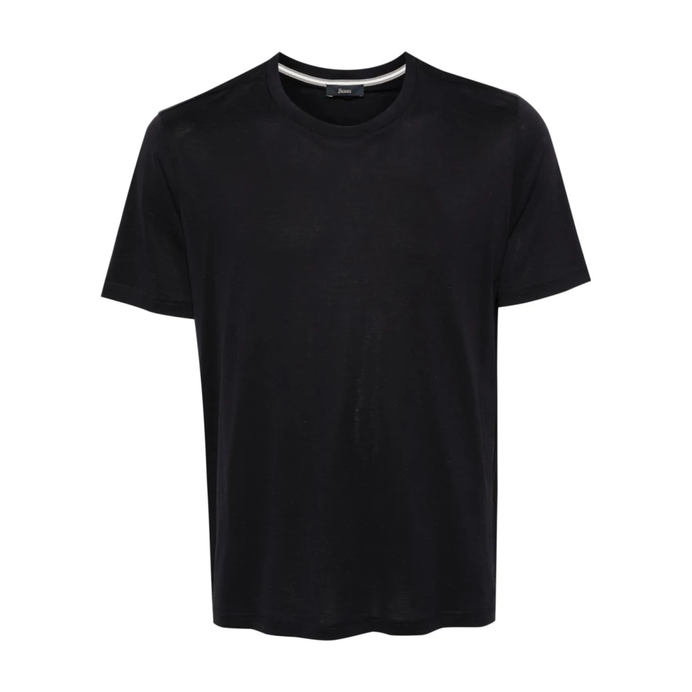 Herno - Tops > T-Shirts - Blue - Herno - Modalova