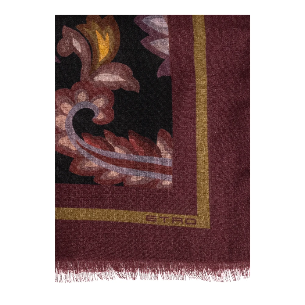 ETRO Kasjmier sjaal Red Heren
