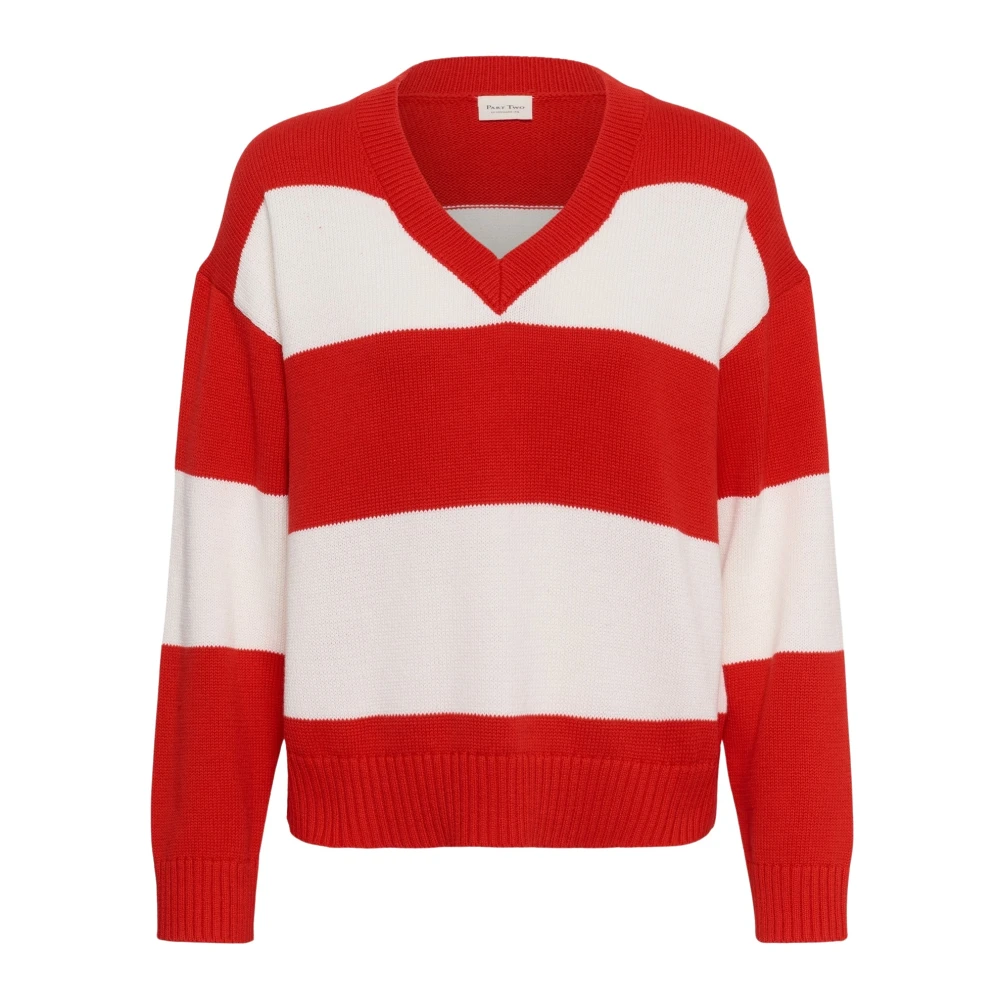 Part Two , Damen, Strickwaren, Rot, Xl