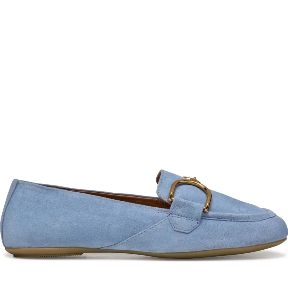Geox Women's Blue Ballerinas For - Loafers - 5 Uk - Shoes