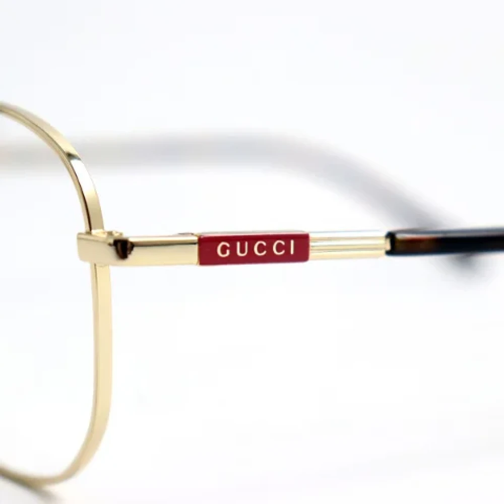 Gucci Vintage Pre-owned Metal sunglasses Brown Dames