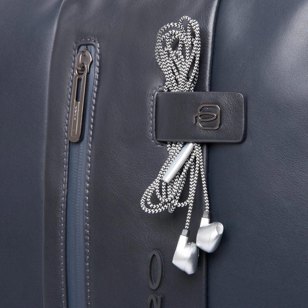 Piquadro Pc en iPad -rugzak met stedelijke anti -deft kabel Black Heren