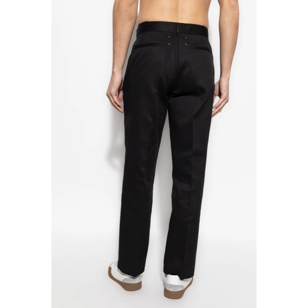 Maison Margiela Geplooide broek Black Heren