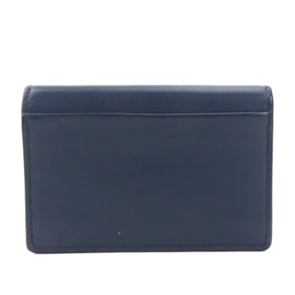 Balenciaga Vintage Pre-owned Leather wallets Blue Dames