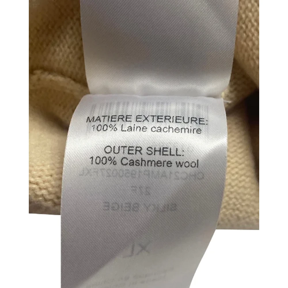 Chloé Pre-owned Cashmere outerwear Beige Dames