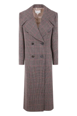 Elegant Dubbelknäppt Vinterrock