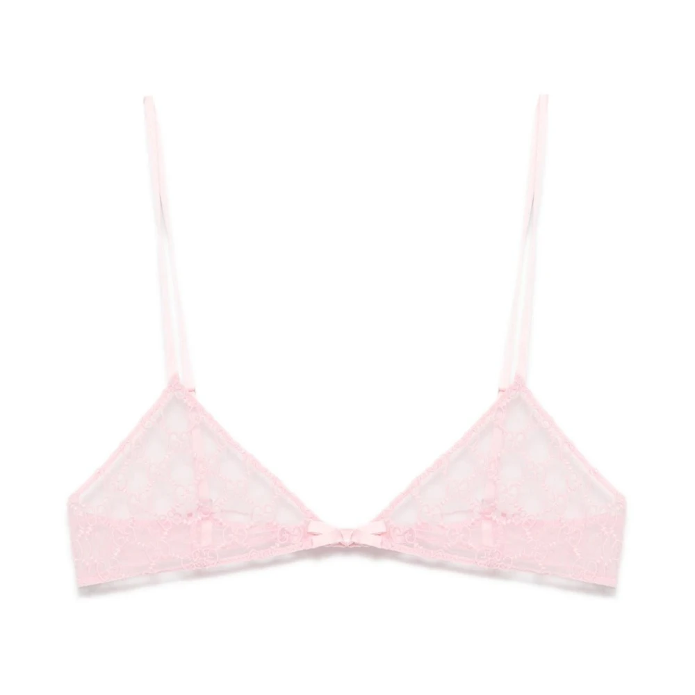 Gucci Pink Bras, Female, Xs, Bow Detailing Underwear